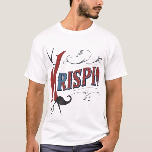 krispin in a bold vintage style t_shirt Edit