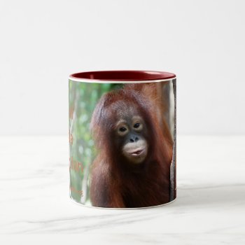 Krista Orangutan Fan Club Mug by Krista_Orangutan at Zazzle