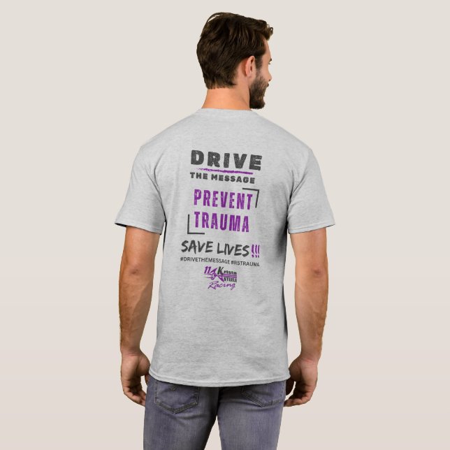 Krista Steele - Drive the Message T-Shirt (Back Full)