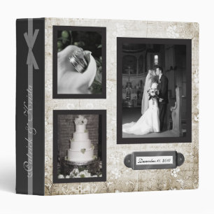 Krista's Wedding Scrapbook Binder