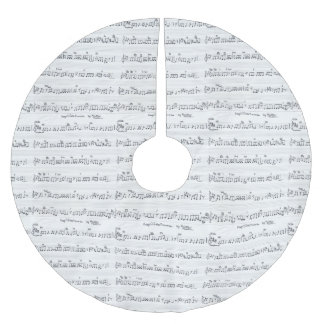 Kriste Hubler's Sheet Music tree skirt