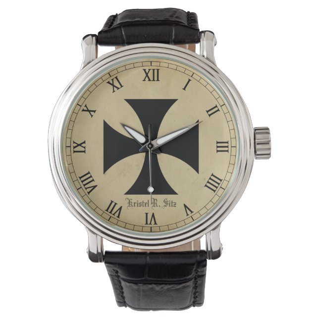 Kristel's Gothic Cross Watch (Front)