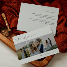 KRISTEN Minimalist 3 Photo Wedding