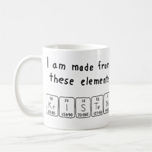 Kristen periodic table name mug