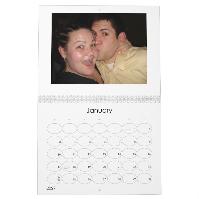 Kristen's Christmas Present Calendar (Jan 2027)
