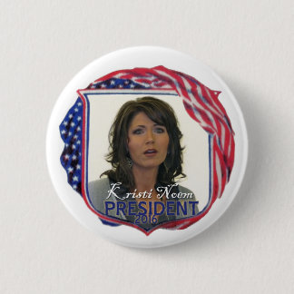 Kristi Noem for President in 2016 Pinback Button