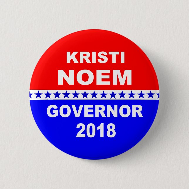 Kristi Noem Governor South Dakota 2018 Button (Front)