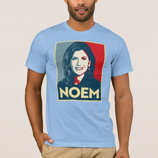 KRISTI NOEM Propaganda Poster T-Shirt (Front)