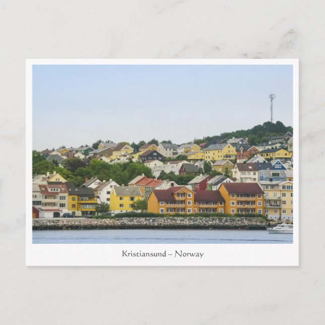 Kristiansund Norway Postcard (Front)