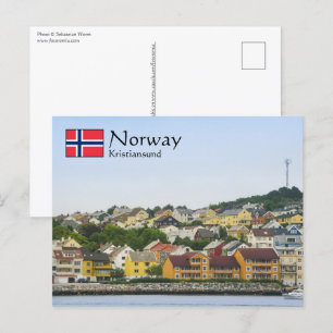 Kristiansund Norway Postcard
