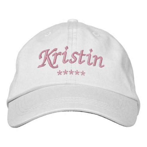 Kristin Name Embroidered Baseball Cap