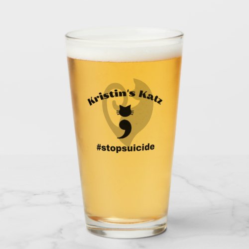 Kristins Katz Beer Glass