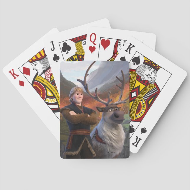 Kristoff & Sven - Best Friends Playing Cards (Back)