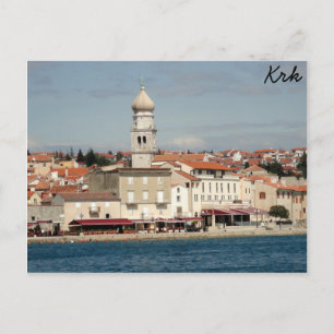 Krk, Croatia Postcard
