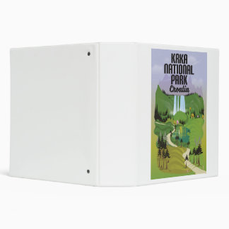 Krka National Park Croatia 3 Ring Binder