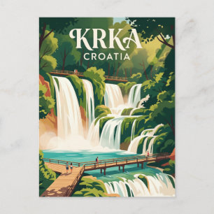 Krka National Park Croatia Postcard