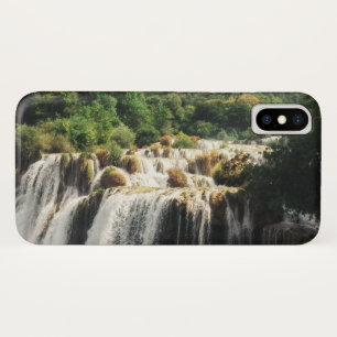 Krka National Park - waterfall Skradinski buk iPhone X Case