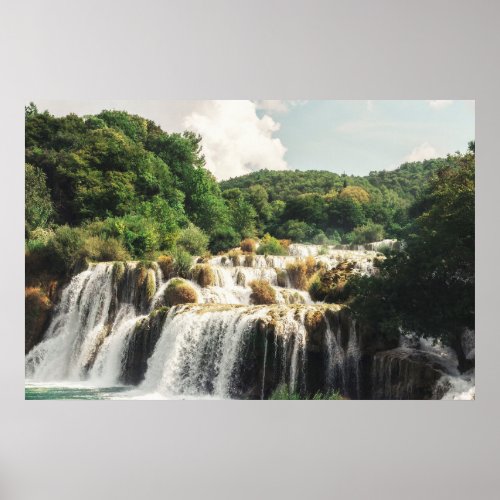 Krka National Park _ waterfall Skradinski buk Poster