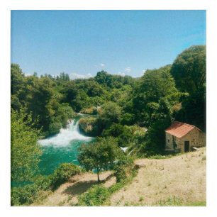 Krka Waterfalls -Krka National Park - Croatia Acrylic Print