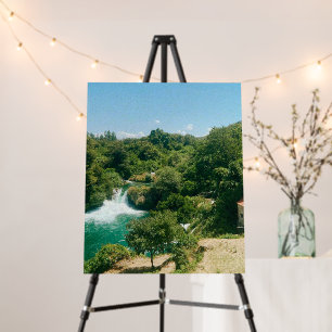 Krka Waterfalls -Krka National Park - Croatia Foam Board