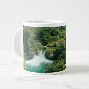 Krka Waterfalls -Krka National Park - Croatia Giant Coffee Mug