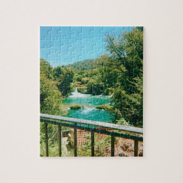 Krka Waterfalls -Krka National Park - Croatia Jigsaw Puzzle (Vertical)