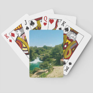 Krka Waterfalls -Krka National Park - Croatia Poker Cards