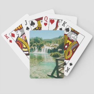 Krka Waterfalls -Krka National Park - Croatia Poker Cards