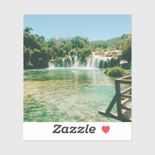Krka Waterfalls -Krka National Park - Croatia Sticker (Sheet)