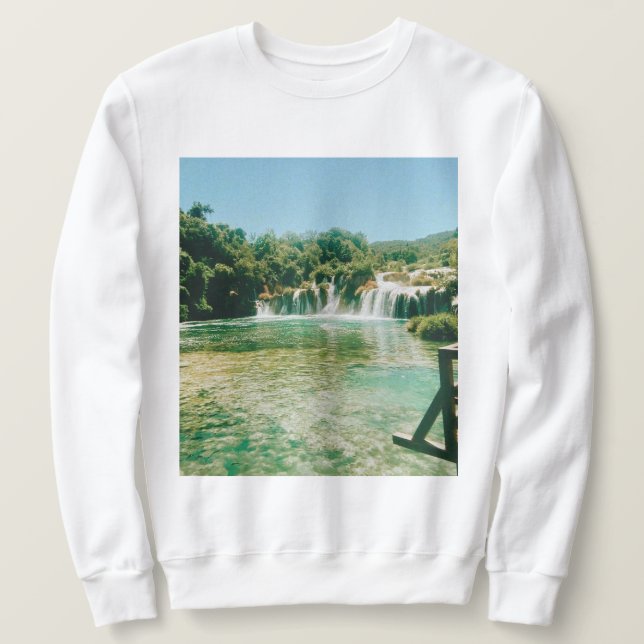 Krka Waterfalls -Krka National Park - Croatia Sweatshirt (Design Front)