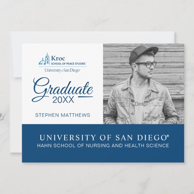 Kroc School of Peace Studies Invitation (Front)