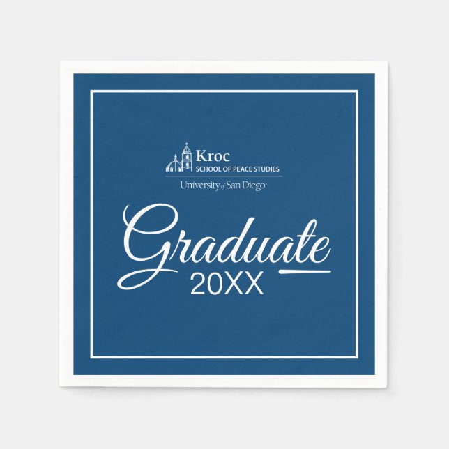 Kroc School of Peace Studies Napkins (Front)