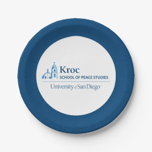 Kroc School of Peace Studies Paper Plates