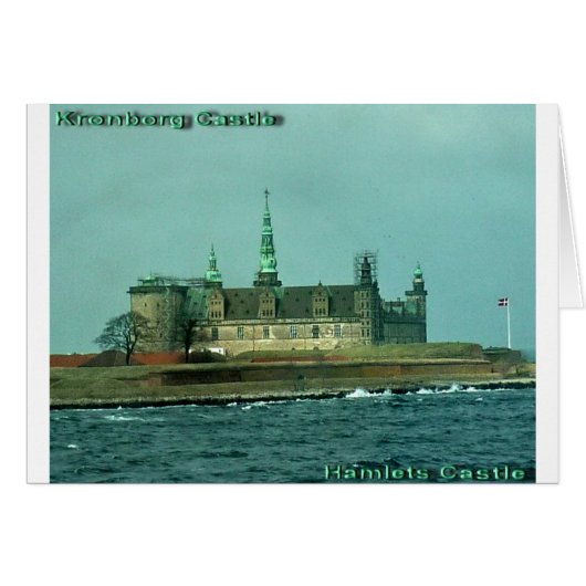 Kronborgs Castle Hamlets Castle In Denmark Cards (Front Horizontal)