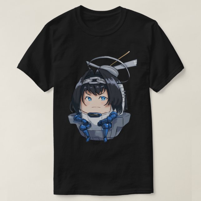 kronii hololive kronii real face kronii dakimakura T-Shirt (Design Front)