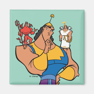Kronk With Angel and Devil on Shoulders Magnet