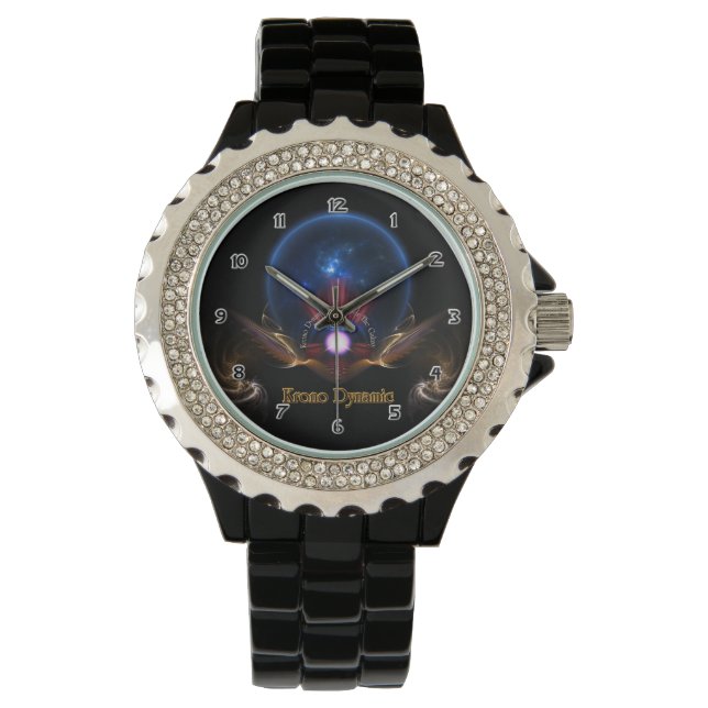 Krono Dynamic Fractal Art Wrist Watch (Front)