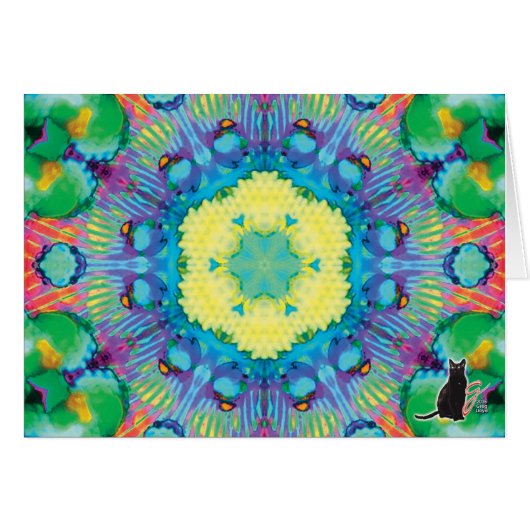 Kronos Kaleidoscope Greeting Card (Front Horizontal)