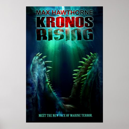 KRONOS RISING by Max Hawthorne _ Cover Art Poster