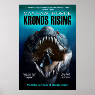 KRONOS RISING New COVER DESIGN Poster - TEETH!