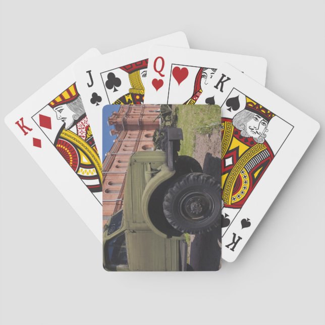 Kronverksky Island, Artillery Museum, truck Poker Cards (Back)