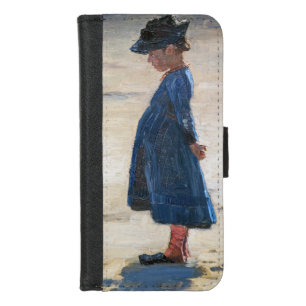 Kroyer - Little Girl on Skagen Beach iPhone 8/7 Wallet Case