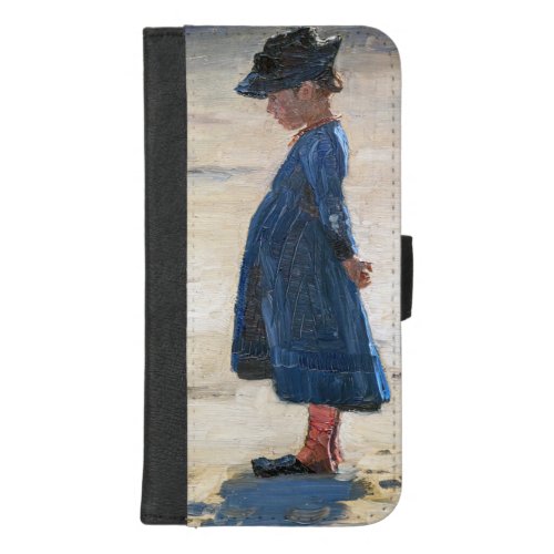 Kroyer _ Little Girl on Skagen Beach iPhone 87 Plus Wallet Case