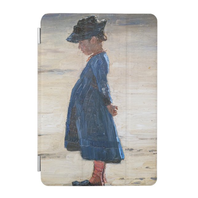 Kroyer - Little Girl standing on Skagen Beach iPad Mini Cover (Front)
