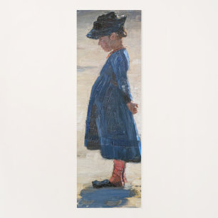 Kroyer - Little Girl standing on Skagen Beach Yoga Mat