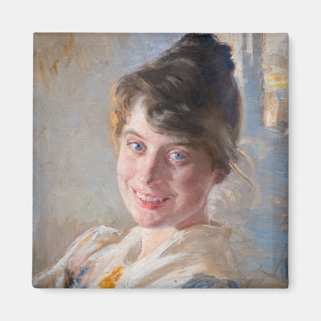 Kroyer - Portrait of the Artist’s Wife Marie Magnet (Front)