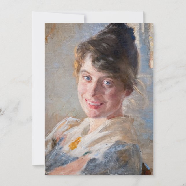 Kroyer - Portrait of the Artist’s Wife Marie Thank You Card (Front)