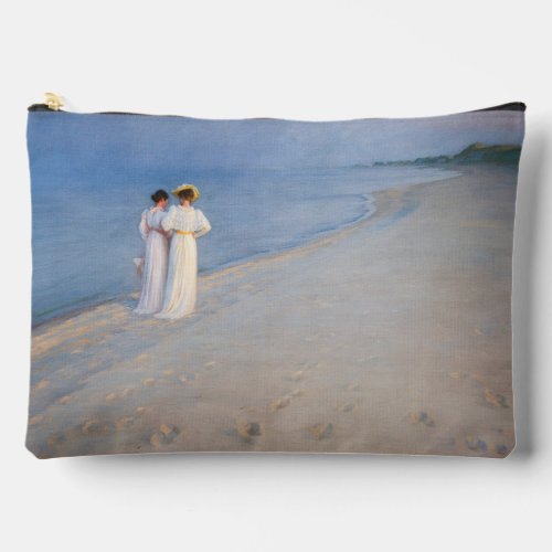 Kroyer _ Summer Evening on Skagen Beach Accessory Pouch