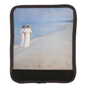 Kroyer - Summer Evening on Skagen Beach Luggage Handle Wrap