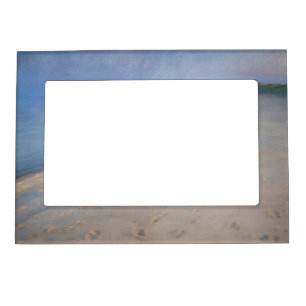 Kroyer - Summer Evening on Skagen Beach Magnetic Frame